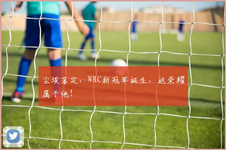 尘埃落定，WRC新冠军诞生，这荣耀属于他！